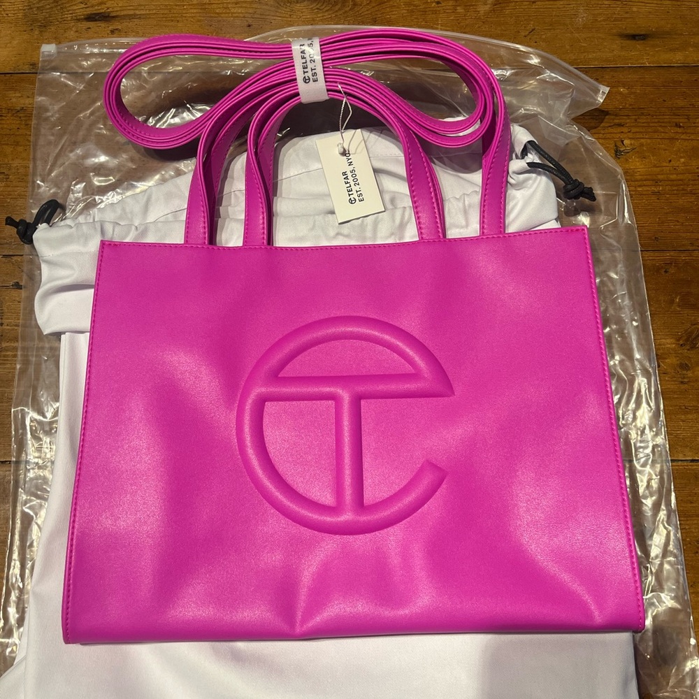 NWT Telfar Tote Medium Azalea Pink